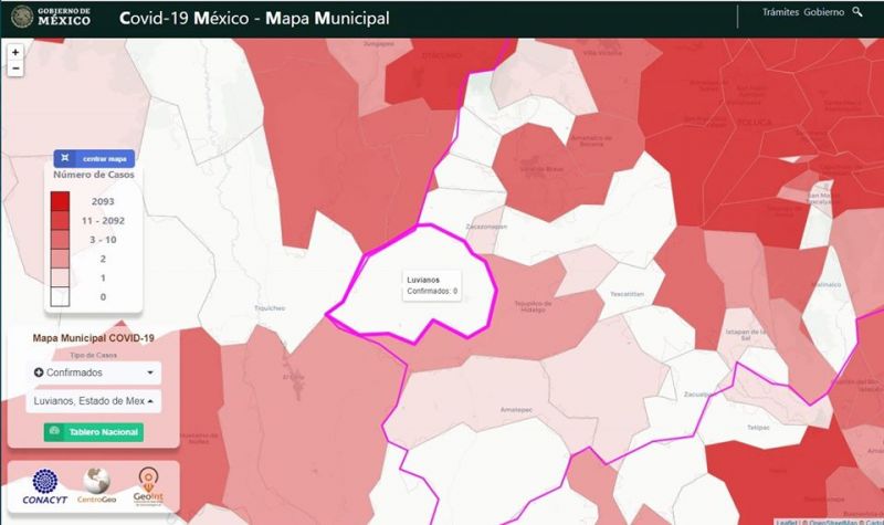 Cero Casos de Covid-19 en Luvianos