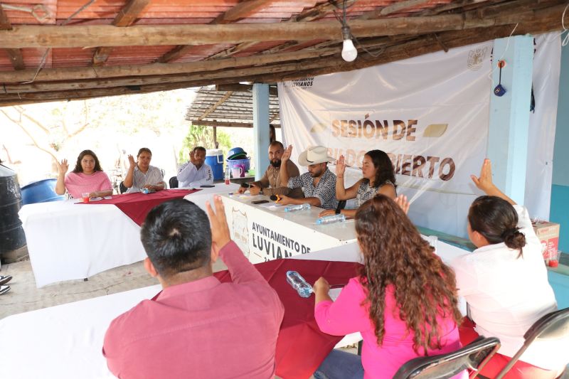 Se llevó a cabo la Sesión de Cabildo Abierto en la comunidad de Salitre Piedra Grande